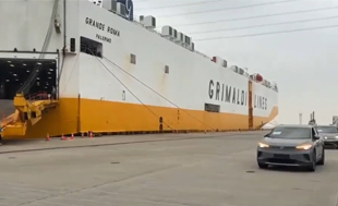 Car transport by sea